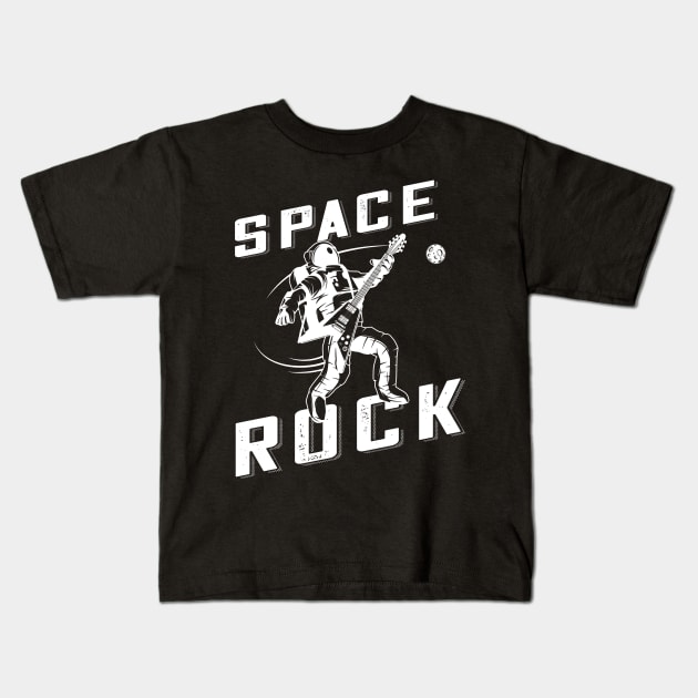 Space Rock Kids T-Shirt by Jitterfly